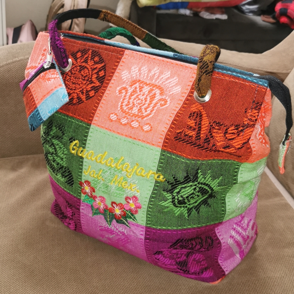 Mexican Embroidered tote